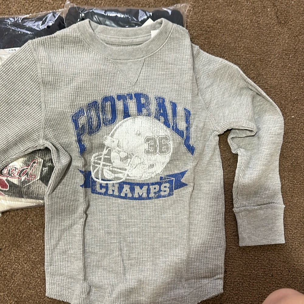 Printed long sleeve tops